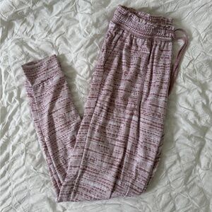 Women's Pink Striped Pajama Bottoms